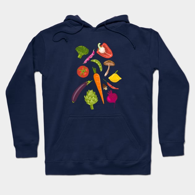 Love Your Vegetables Hoodie by Das Brooklyn